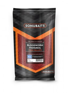 Sonubaits Bloodworm Fishmeal 2mm/4mm/6mm/8mm Feed Pellets