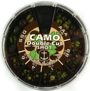Anchor Tackle Camo Double Cut Split Shot 4/6/8 Division Dispensers