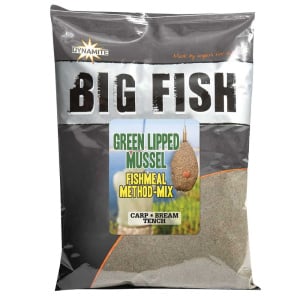 Dynamite Baits Big Fish Green Lipped Mussel Method Mix Groundbait