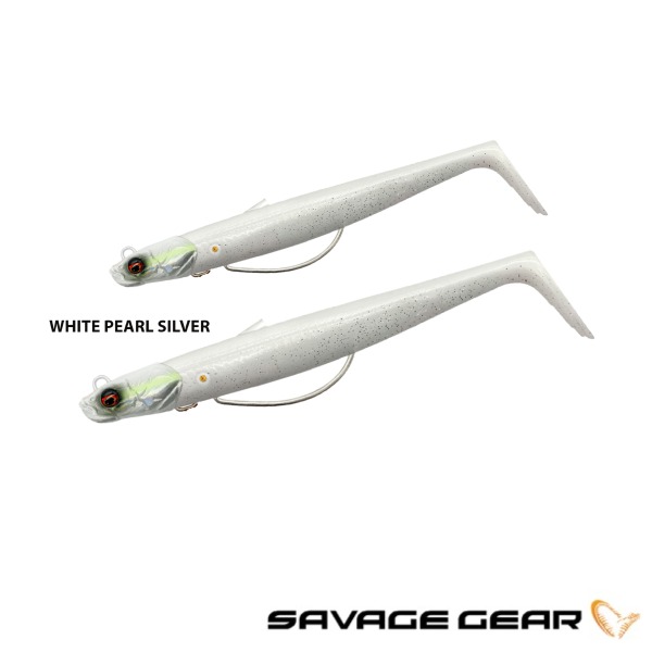 Savage Gear Sandeel V2 12cm 22g White Pearl Silver