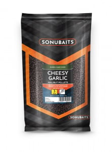 Sonubaits 3mm/4mm/6mm/8mm Cheesy Garlic Halibut Pellets