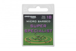 Drennan Super Specialist Micro Barbed Hooks