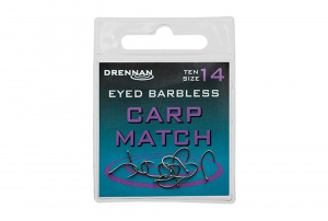 Drennan Carp Match Barbless Hooks