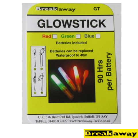 LED Sea Fishing Rod Tip Light Glow Stick Bite Indicator UK Seller