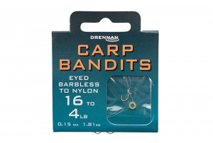 Drennan Carp Bandits Hair Rig Hooks To Nylon