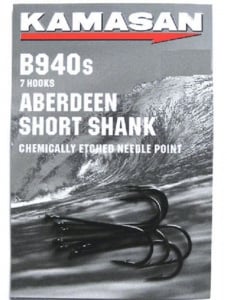 Kamasan B940s Aberdeen Short Shank Sea Hooks