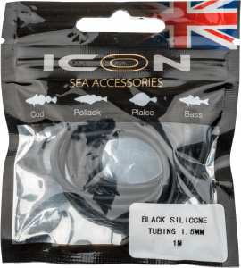 Leeda Icon 1.5mm Black Silicone Tubing