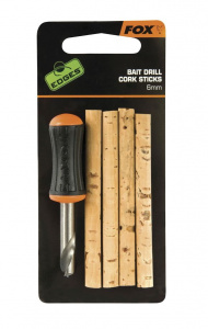 Fox Edges Bait Drill & 6mm Cork Sticks