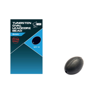 Nash Tackle 8mm Tungsten Oval Leadcore Bead