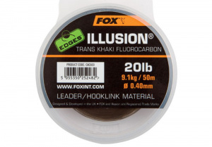 Fox Edges Illusion Fluorocarbon Leader/Hook Link Line
