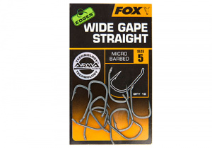 Fox Edges Arma Point Wide Gape Straight Hooks