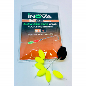 Inova Glow Oval Grip Stop Floating Beads