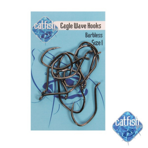 Catfish Pro Eagle Wave Hooks - Poingdestres Angling Centre