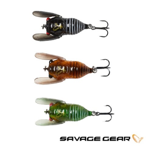 Savage Gear 3D Cicada Floating Lures - Poingdestres Angling
