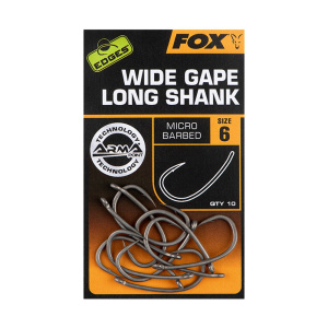 Fox Edges Arma Point Wide Gape Long Shank Hooks