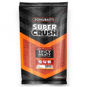 Sonubaits Supercrush Spicy, Meaty Method Mix Groundbait