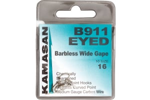 Kamasan B911 Barbless Eyed Hooks