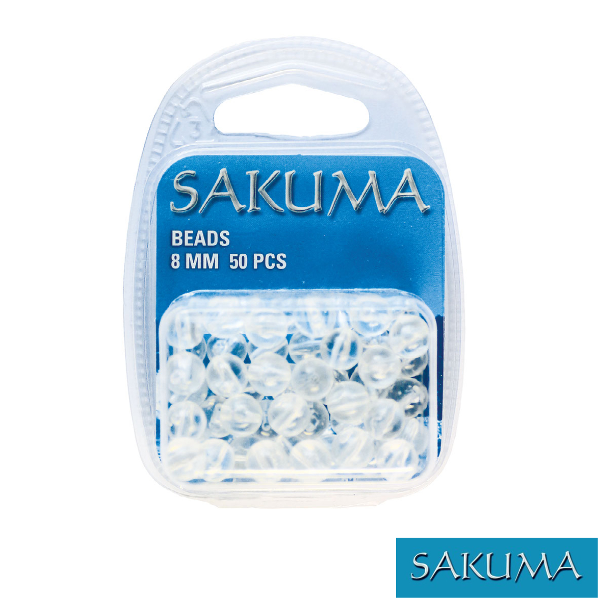 Sakuma Round Plastic Rig Beads - Poingdestres Angling Centre
